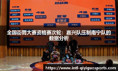 全国街舞大赛资格赛次轮：嘉兴队压制南宁队的数据分析